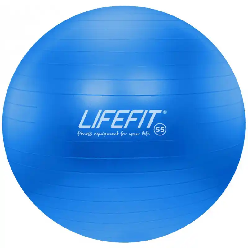 Gymnastický míč LIFEFIT® ANTI-BURST 55 cm, modrý Nízká Cena