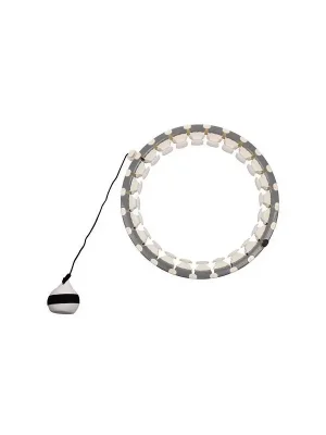Sezónní Sleva Hula Hoop Smart gymnastická obruč šedá
