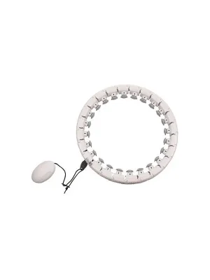 Autentický Hula Hoop Massage gymnastická obruč bílá