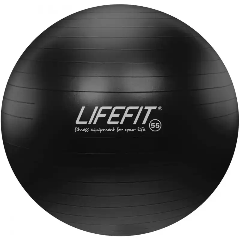 Poslední Šance Gymnastický míč LIFEFIT® ANTI-BURST 55 cm, černý
