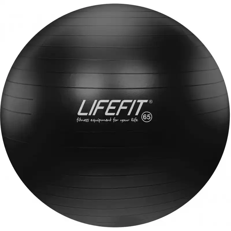 Ověřený Gymnastický míč LIFEFIT® ANTI-BURST 65 cm, černý