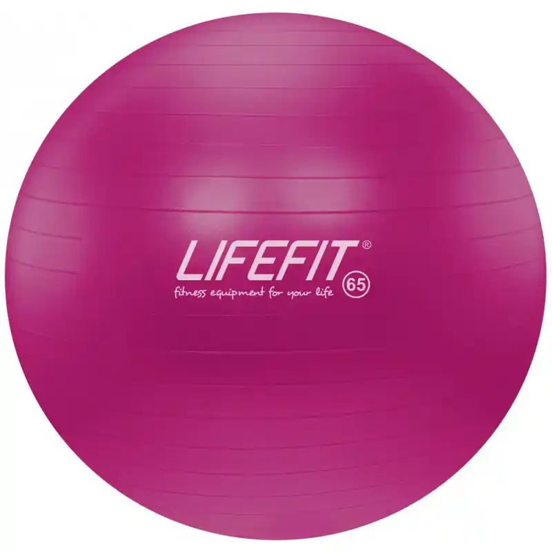 Aktuální Gymnastický míč LIFEFIT® ANTI-BURST 65 cm, bordó