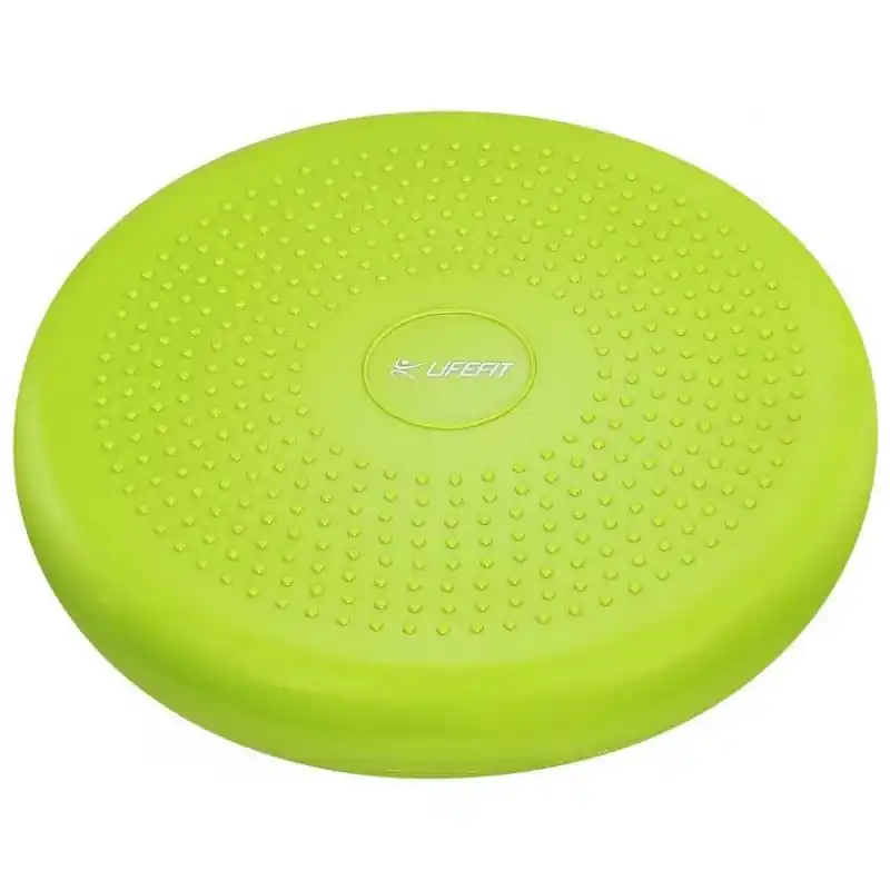 Balanční masážní polštářek LIFEFIT® BALANCE CUSHION 33cm, světle zelený Doprava Zdarma