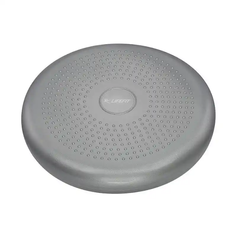 Balanční masážní polštářek LIFEFIT® BALANCE CUSHION 33cm, stříbrný Nejlepší Volba