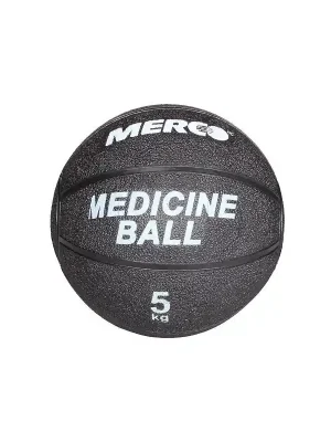Nakupujte Hned Black gumový medicinální míč hmotnost 5 kg