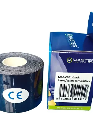 Akce Kinezio tejpovací páska MASTER 5 cm x 5 m - černá