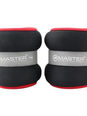 Kondiční zátěž na zápěstí a nohy MASTER 2 x 1 kg - neopren Cenový Hit