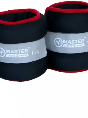 Kondiční zátěž na zápěstí a nohy MASTER 2 x 1,5 kg - neopren Levný
