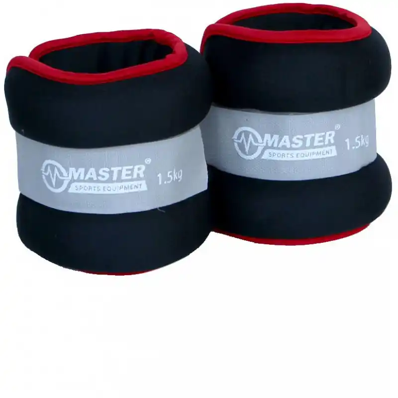 Kondiční zátěž na zápěstí a nohy MASTER 2 x 1,5 kg - neopren Levný