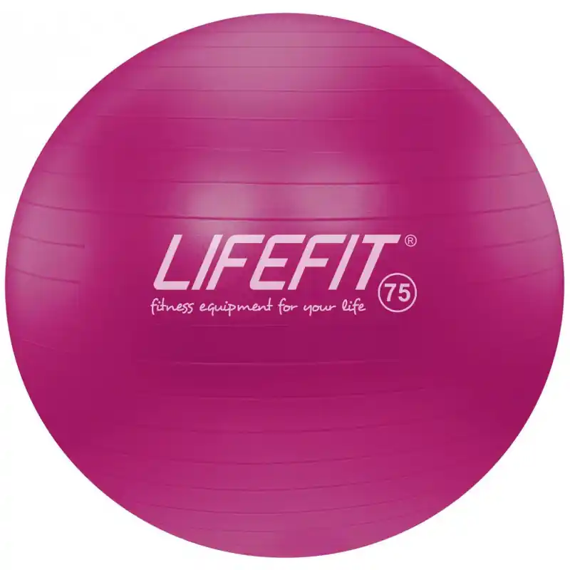 Výhodná Nabídka Gymnastický míč LIFEFIT® ANTI-BURST 75 cm, bordó