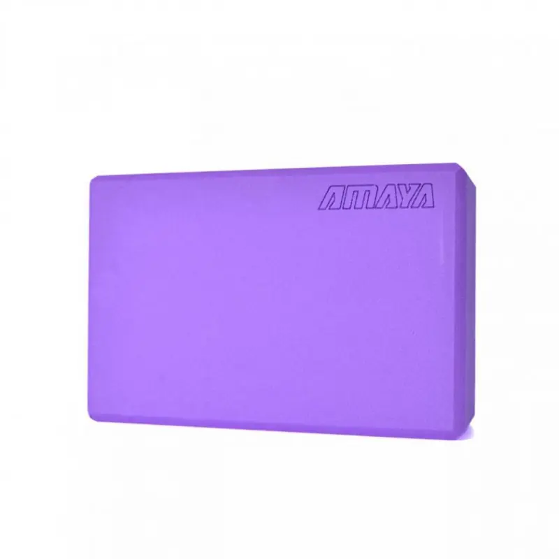 AMAYA Yoga brick - pěnový blok, fialová Akční Cena