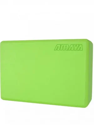 AMAYA Yoga brick - pěnový blok - zelená Nízká Cena