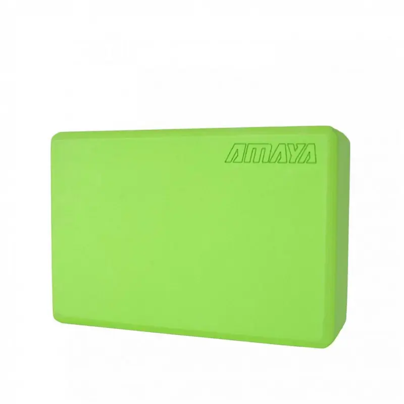 AMAYA Yoga brick - pěnový blok - zelená Nízká Cena