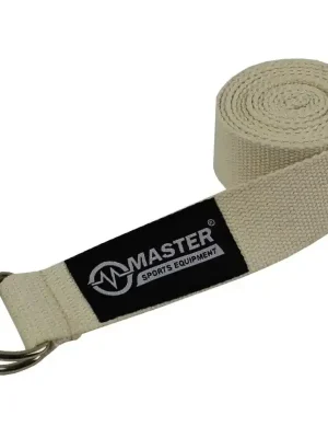 Autentický Popruh na jógu MASTER Yoga Strap 183 x 3,8 cm