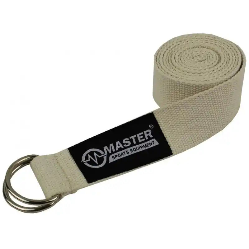 Autentický Popruh na jógu MASTER Yoga Strap 183 x 3,8 cm