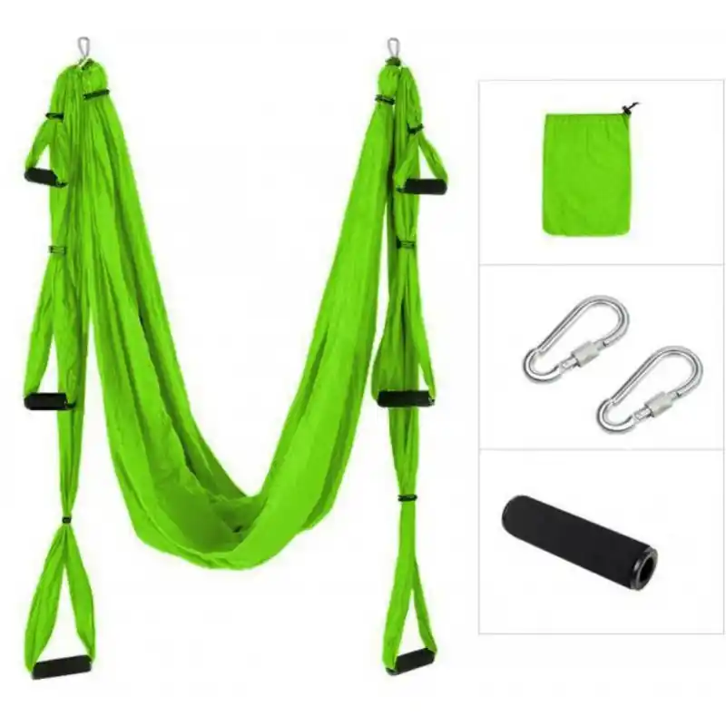 Pouze Dnes Aerial Yoga - závěs na jógu MASTER Hammock - zelený