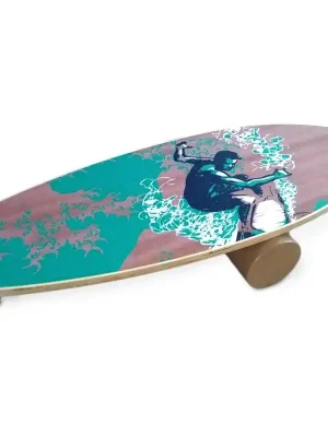 Koupit Online Balanční deska Trickboard MULTI FUN 75x28cm, hnědá