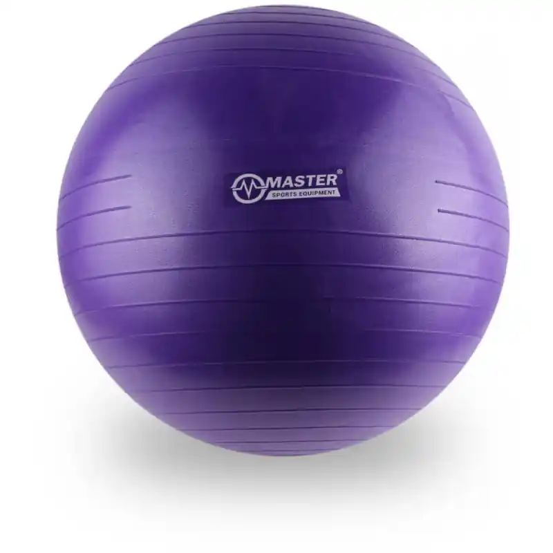 Gymnastický míč MASTER Super Ball průměr 55 cm - fialový Bezpečná Platba