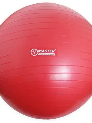 Vysoce Kvalitní Gymnastický míč MASTER Super Ball průměr 75 cm - červený