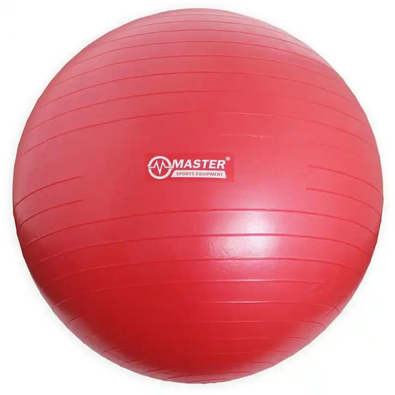 Vysoce Kvalitní Gymnastický míč MASTER Super Ball průměr 75 cm - červený
