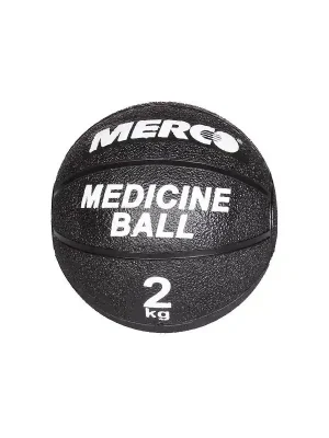 Black gumový medicinální míč hmotnost 2 kg Akce