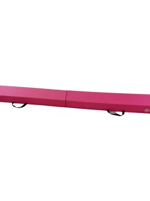 Gymnastická kladina MASTER 240 x 15 cm EVA skládací - růžová Aktuální