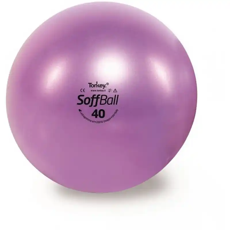 Ověřený LEDRAGOMMA TONKEY SOFFBALL Maxafe míč 40 cm, fialová, krabička