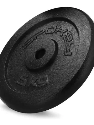 Spokey SINIS Litinový kotouč, 29 mm, 5 kg Akce