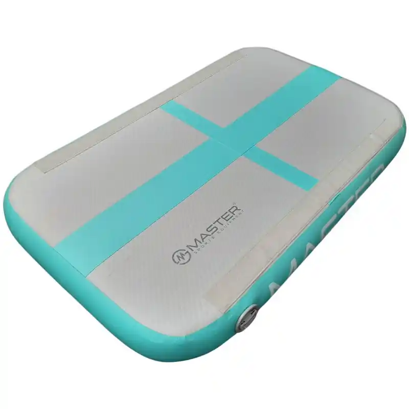 Doprava Zdarma Airboard MASTER odrazový můstek 60 x 100 x 10 cm - šedá - modrozelená