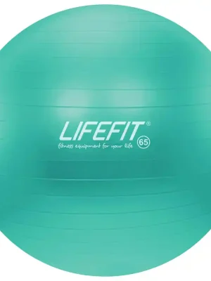 Gymnastický míč LIFEFIT® ANTI-BURST 65 cm, tyrkysový Vysoce Kvalitní