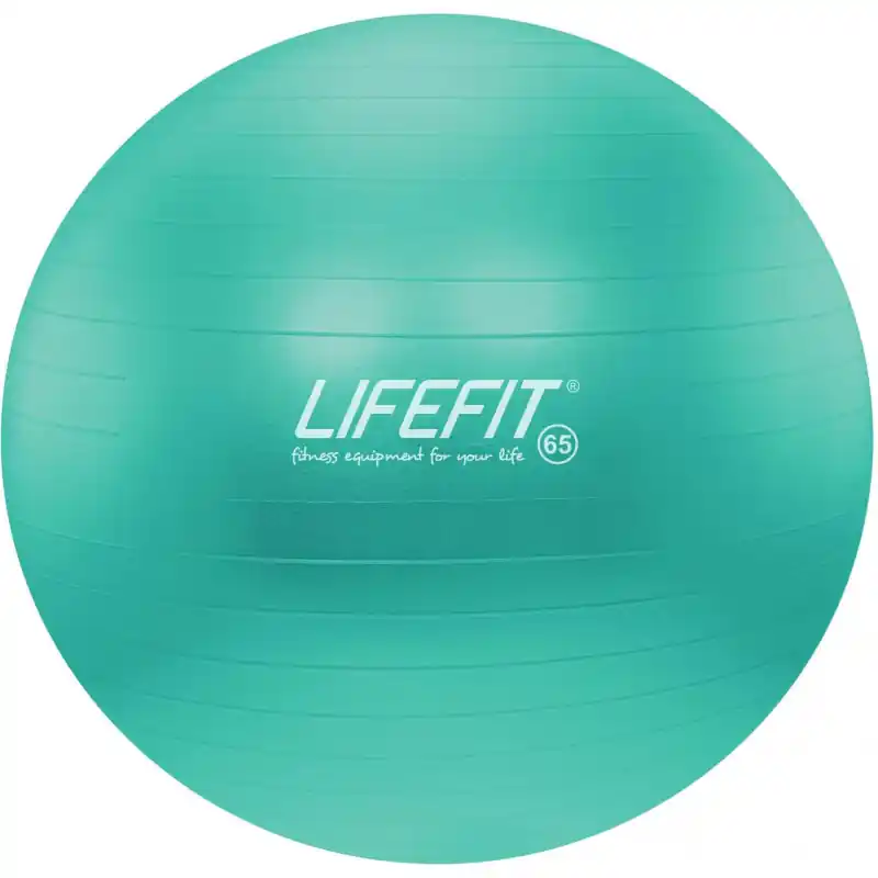 Gymnastický míč LIFEFIT® ANTI-BURST 65 cm, tyrkysový Vysoce Kvalitní