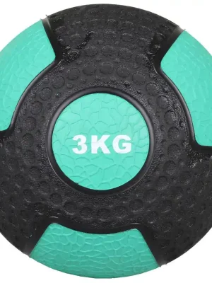 Zlevněný Dimple gumový medicinální míč hmotnost 3 kg