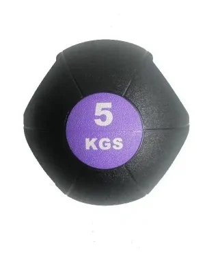 Levný Míč medicinbal dual grip 5 kg