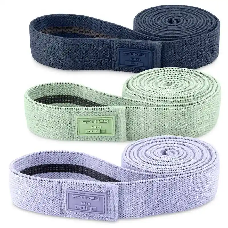 Spokey COTI FLEX SET Sada 3 posilovacích textilních gum Autentický