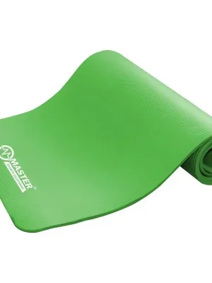 Levný Podložka na cvičení MASTER Yoga NBR 10 mm - 183 x 61 cm - zelená