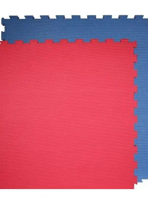 Akční Nabídka Tatami Taekwondo podložka SPARTAN 100 x 100 x 2 cm - modrá-červená