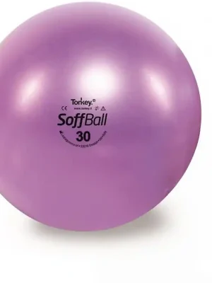 LEDRAGOMMA TONKEY SOFFBALL Maxafe míč 30 cm, fialová, krabička Akce