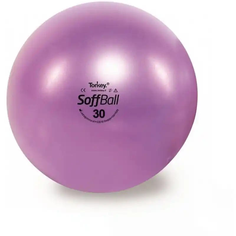 LEDRAGOMMA TONKEY SOFFBALL Maxafe míč 30 cm, fialová, krabička Akce