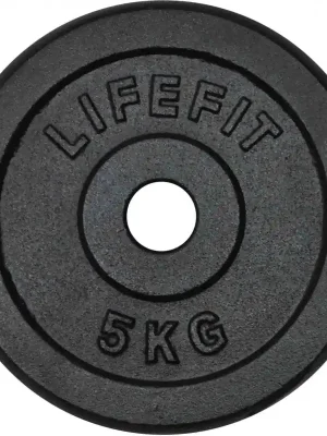 Tovární Cena Kotouč LIFEFIT® 5kg, kovový, pro 30mm tyč