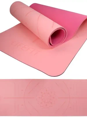 Nakupujte Hned Podložka LIFEFIT® YOGA MAT RELAX DUO, 183x58x0,6cm, růžová