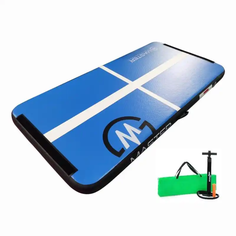Výhodná Nabídka Airtrack MASTER nafukovací žíněnka 200 x 100 x 10 cm - modrá - černá