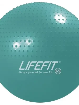 Gymnastický masážní míč LIFEFIT® MASSAGE BALL 65 cm, tyrkysový Doprava Zdarma