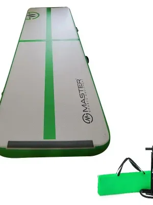 Airtrack MASTER nafukovací žíněnka 300 x 100 x 20 cm - zelená Poslední Šance