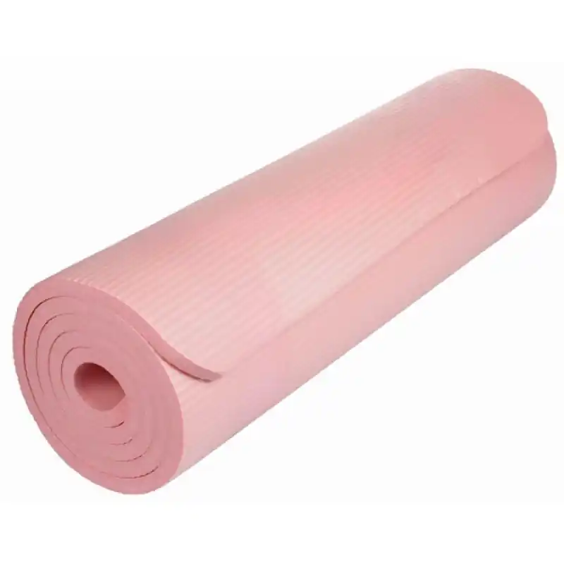 Levný Yoga NBR 15 Mat podložka na cvičení růžová