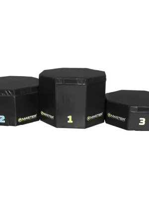 Sleva Stupně vítězů - set tréninkových plyo boxů MASTER 30, 45 a 60 cm