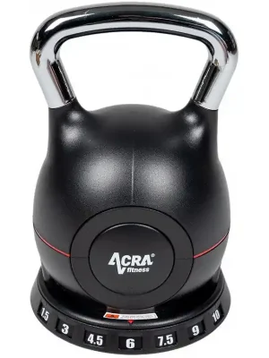 Omezená Nabídka Kettlebell nové generace 7v1 - nastavitelný, 1,5 - 10 kg