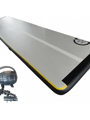 Airtrack MASTER S-Pro nafukovací žíněnka 800 x 200 x 20 cm - šedá - černá Top Prodej