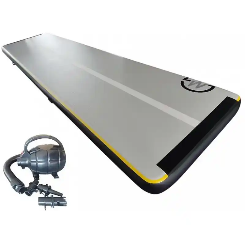 Airtrack MASTER S-Pro nafukovací žíněnka 800 x 200 x 20 cm - šedá - černá Top Prodej