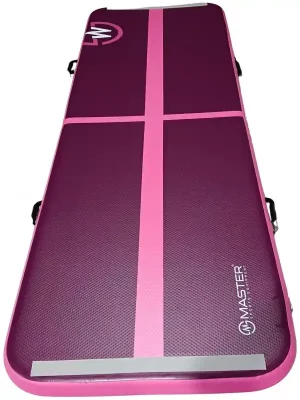 Airtrack MASTER nafukovací žíněnka 200 x 100 x 10 cm - fialová - růžová Vysoce Kvalitní