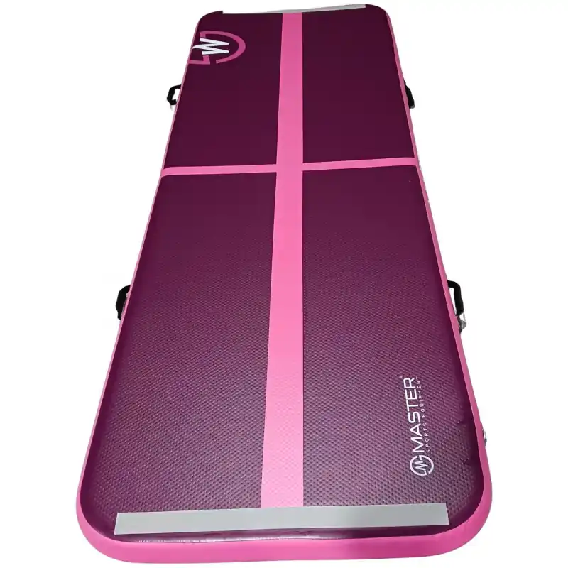 Airtrack MASTER nafukovací žíněnka 200 x 100 x 10 cm - fialová - růžová Vysoce Kvalitní